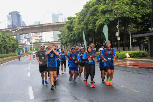 Race photo from Road to BAF Lions Run 2024