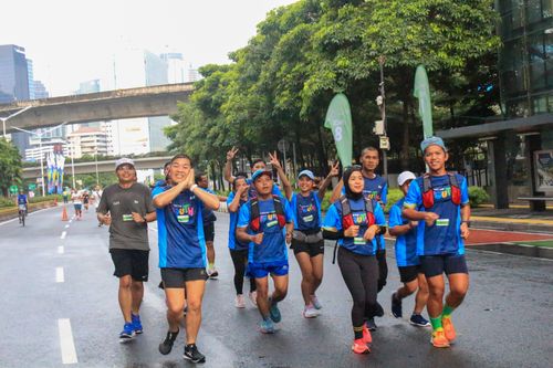 Race photo from Road to BAF Lions Run 2024