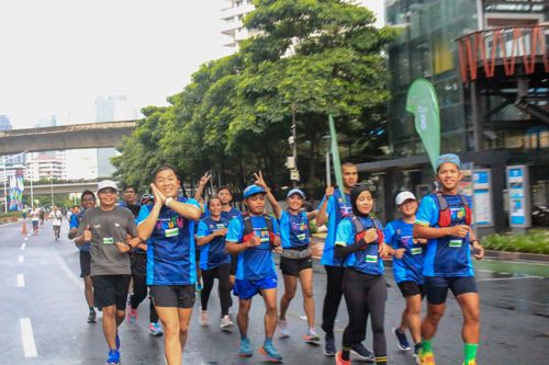 Race photo from Road to BAF Lions Run 2024