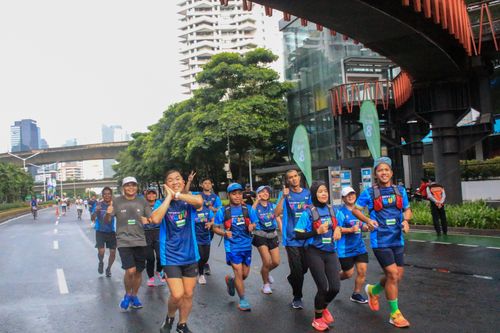 Race photo from Road to BAF Lions Run 2024