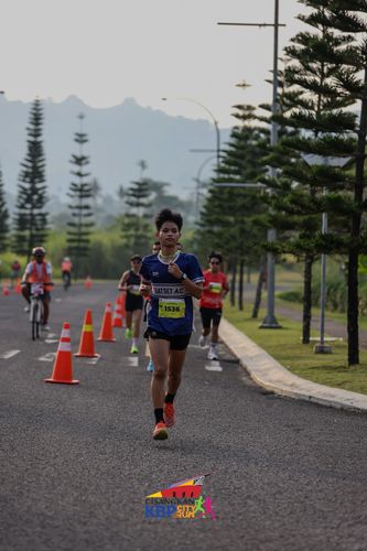 Race photo from CISANGKAN KBP CITY RUN 2025