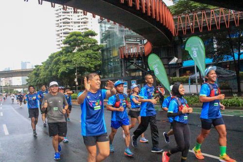 Race photo from Road to BAF Lions Run 2024