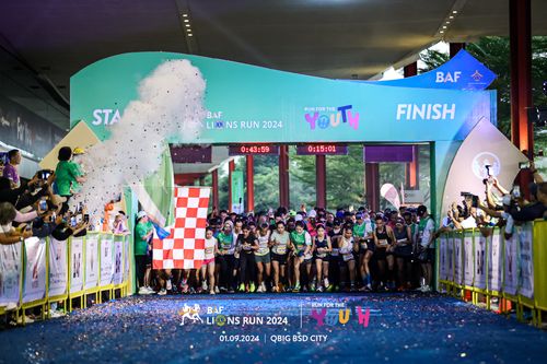 Race photo from BAF LIONS RUN 2024
