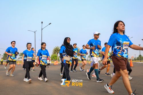 Race photo from ISOPlus Run 2024 Jakarta