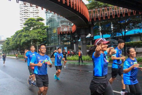 Race photo from Road to BAF Lions Run 2024