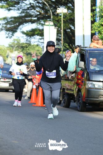 Race photo from Taman Budaya x BOGORUN 2025