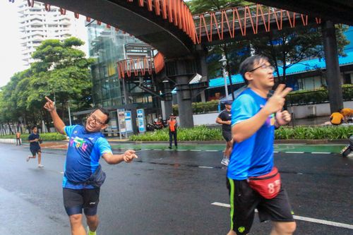 Race photo from Road to BAF Lions Run 2024