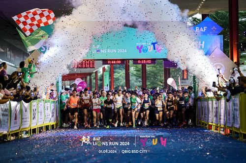 Race photo from BAF LIONS RUN 2024