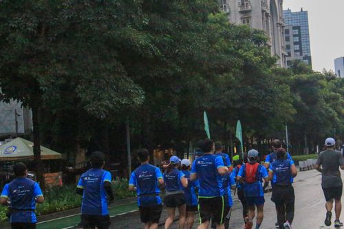 Race photo from Road to BAF Lions Run 2024