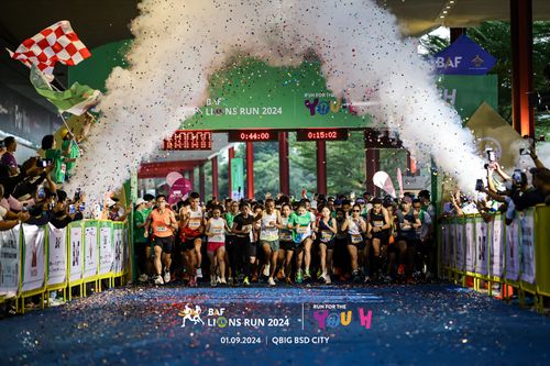 Race photo from BAF LIONS RUN 2024