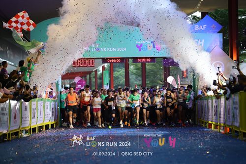 Race photo from BAF LIONS RUN 2024