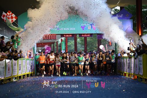 Race photo from BAF LIONS RUN 2024