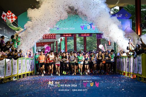 Race photo from BAF LIONS RUN 2024