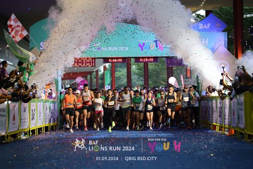 Race photo from BAF LIONS RUN 2024