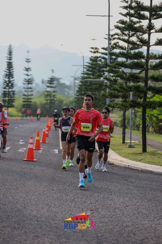 Race photo from CISANGKAN KBP CITY RUN 2025