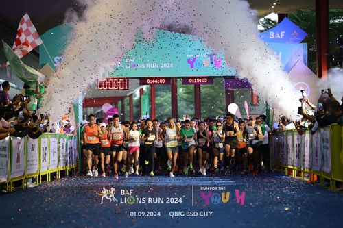 Race photo from BAF LIONS RUN 2024