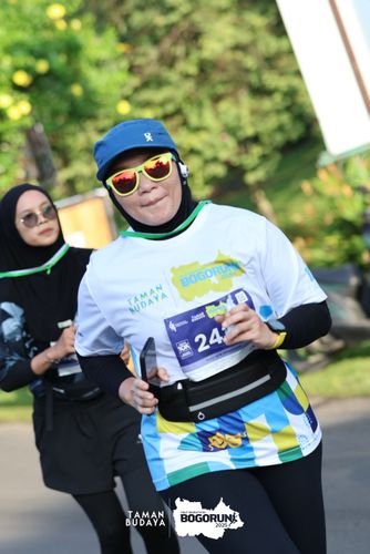 Race photo from Taman Budaya x BOGORUN 2025