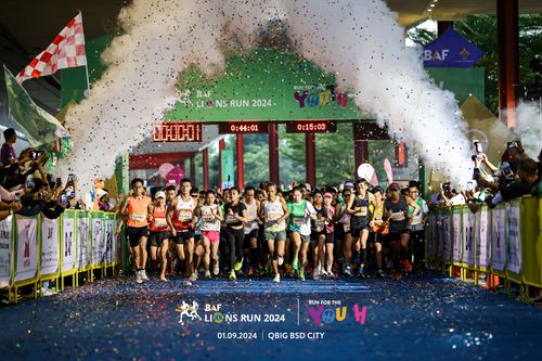 Race photo from BAF LIONS RUN 2024