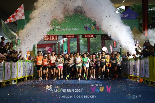 Race photo from BAF LIONS RUN 2024