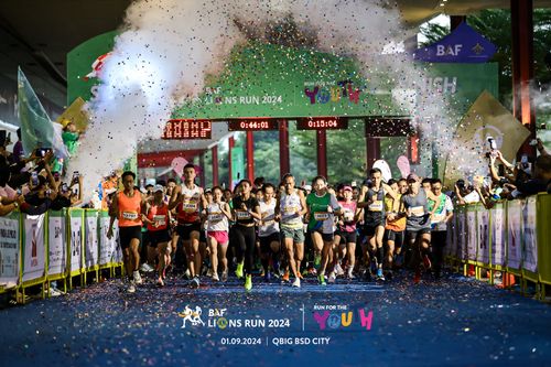 Race photo from BAF LIONS RUN 2024