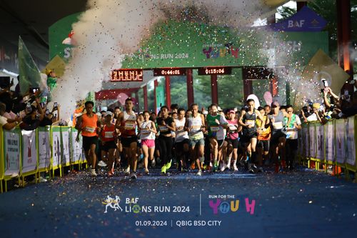 Race photo from BAF LIONS RUN 2024