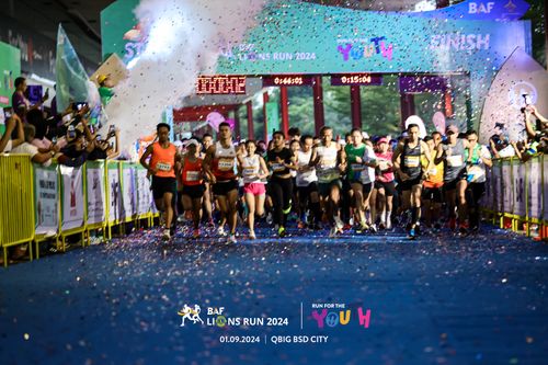 Race photo from BAF LIONS RUN 2024