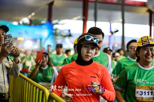 Race photo from BAF LIONS RUN 2024
