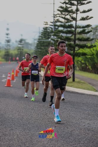 Race photo from CISANGKAN KBP CITY RUN 2025