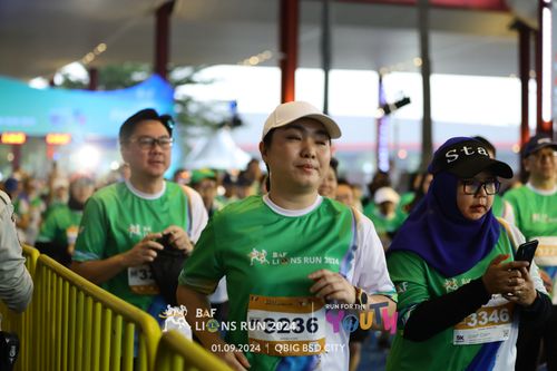 Race photo from BAF LIONS RUN 2024