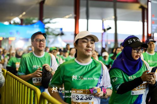 Race photo from BAF LIONS RUN 2024