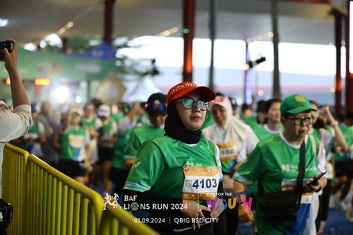 Race photo from BAF LIONS RUN 2024