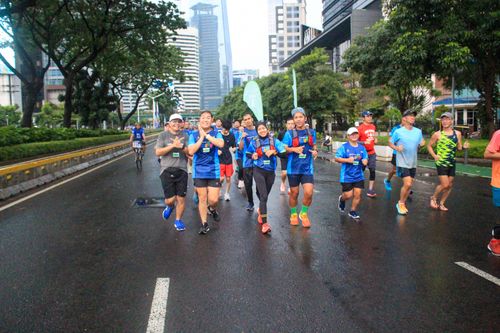 Race photo from Road to BAF Lions Run 2024