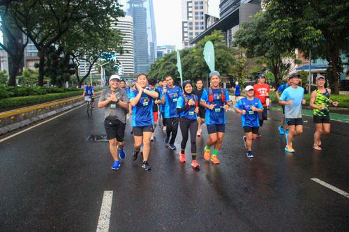 Race photo from Road to BAF Lions Run 2024