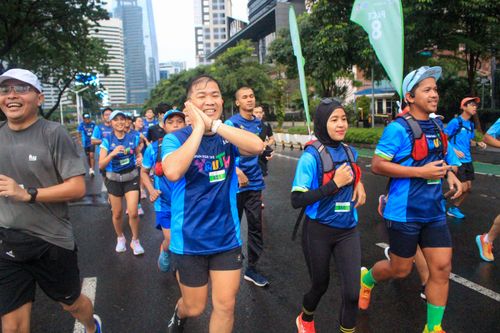 Race photo from Road to BAF Lions Run 2024