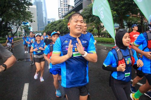 Race photo from Road to BAF Lions Run 2024
