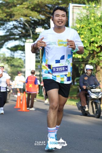 Race photo from Taman Budaya x BOGORUN 2025