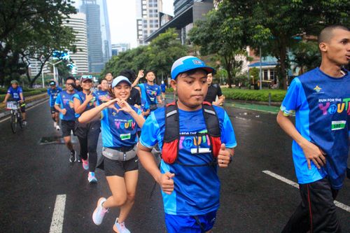 Race photo from Road to BAF Lions Run 2024