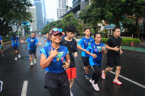 Race photo from Road to BAF Lions Run 2024
