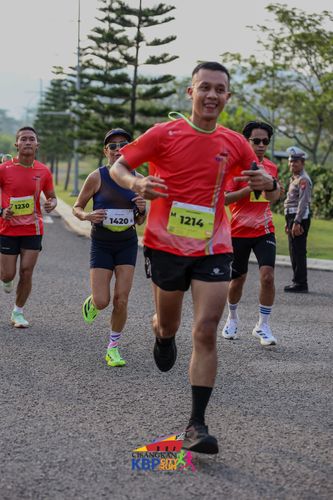 Race photo from CISANGKAN KBP CITY RUN 2025