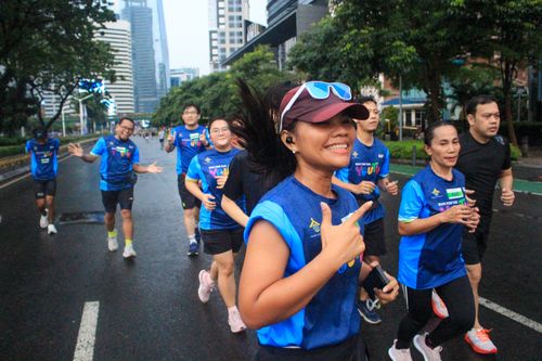 Race photo from Road to BAF Lions Run 2024