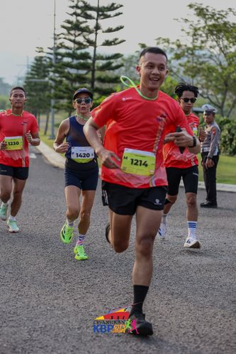 Race photo from CISANGKAN KBP CITY RUN 2025
