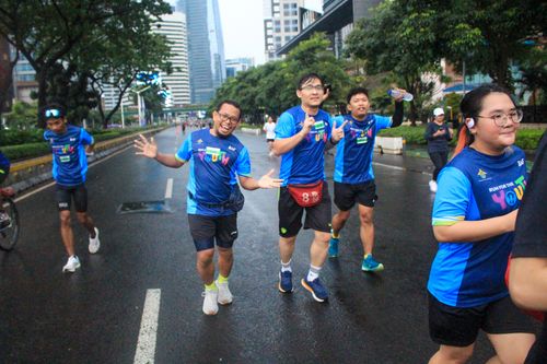 Race photo from Road to BAF Lions Run 2024