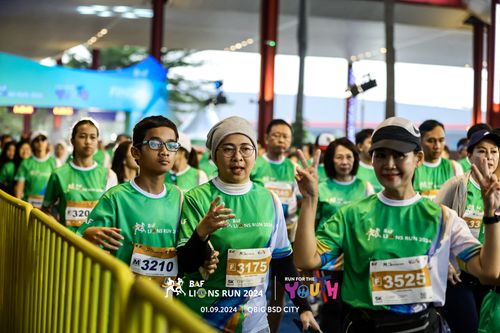 Race photo from BAF LIONS RUN 2024