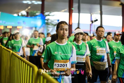 Race photo from BAF LIONS RUN 2024
