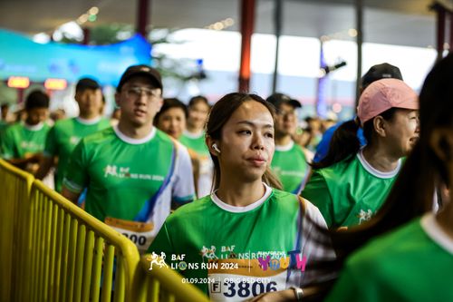 Race photo from BAF LIONS RUN 2024