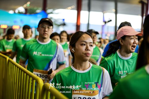 Race photo from BAF LIONS RUN 2024