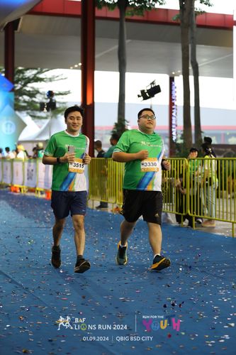 Race photo from BAF LIONS RUN 2024