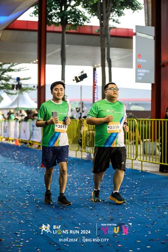 Race photo from BAF LIONS RUN 2024