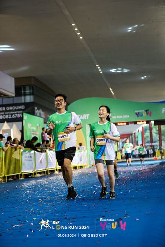 Race photo from BAF LIONS RUN 2024