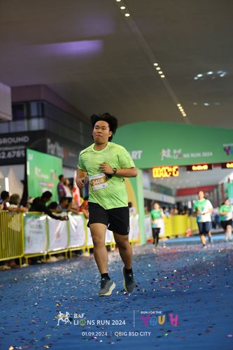Race photo from BAF LIONS RUN 2024